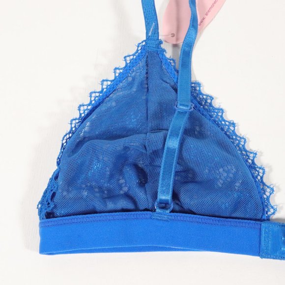 NWT Anemone Unlined Bralette in Bright Blue - Picture 7 of 10